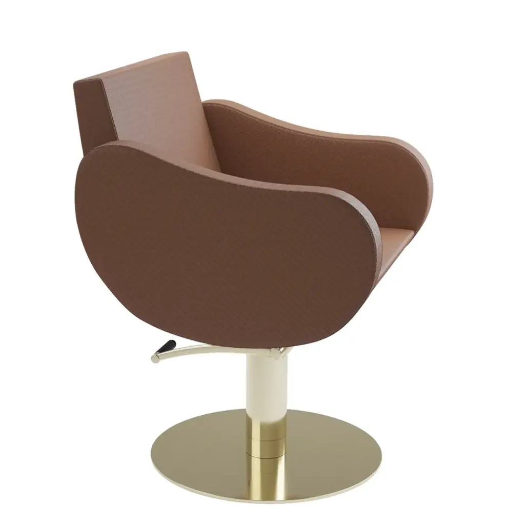 Silla de Corte Dina Marron Dorado 