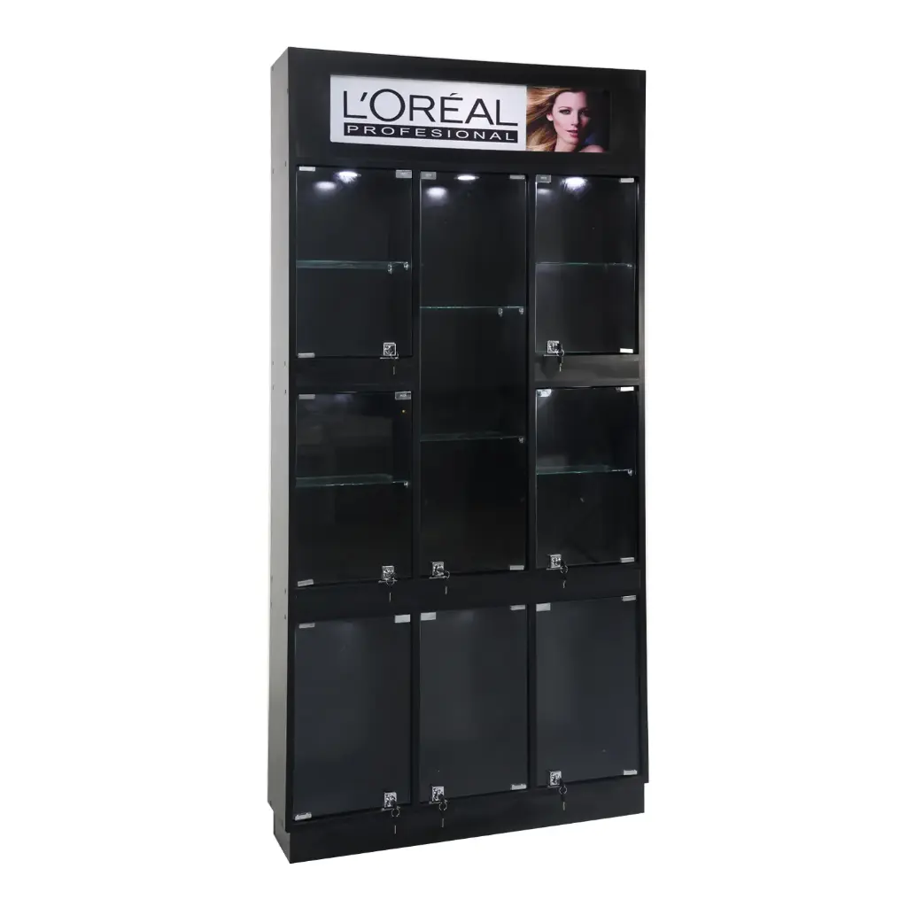 [BIDOR11417]  Exhibidor Vitrina Jina black