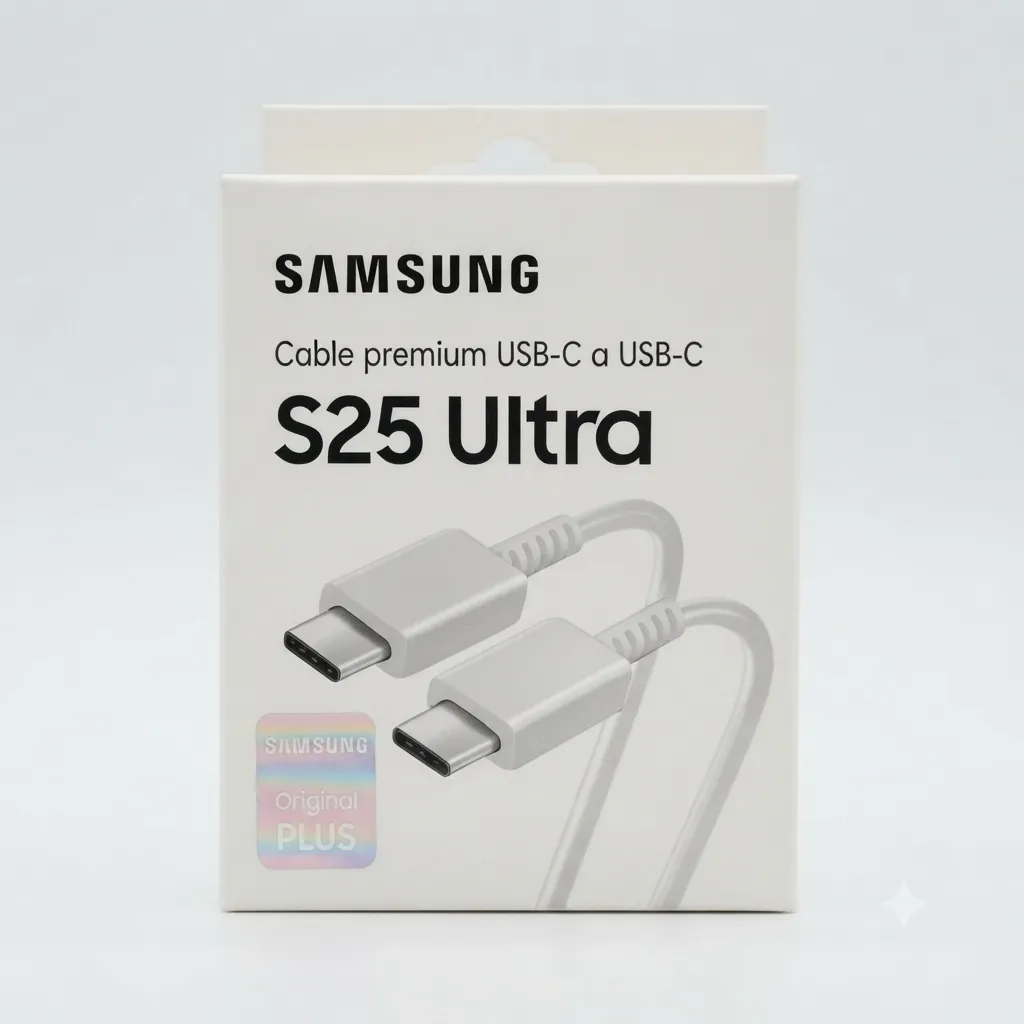 Cable De Carga USB-C A USB-C 5A 1M Max 100W  Blanco Ep-Dn975