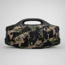 Parlante Boombox 4 LED Camuflado